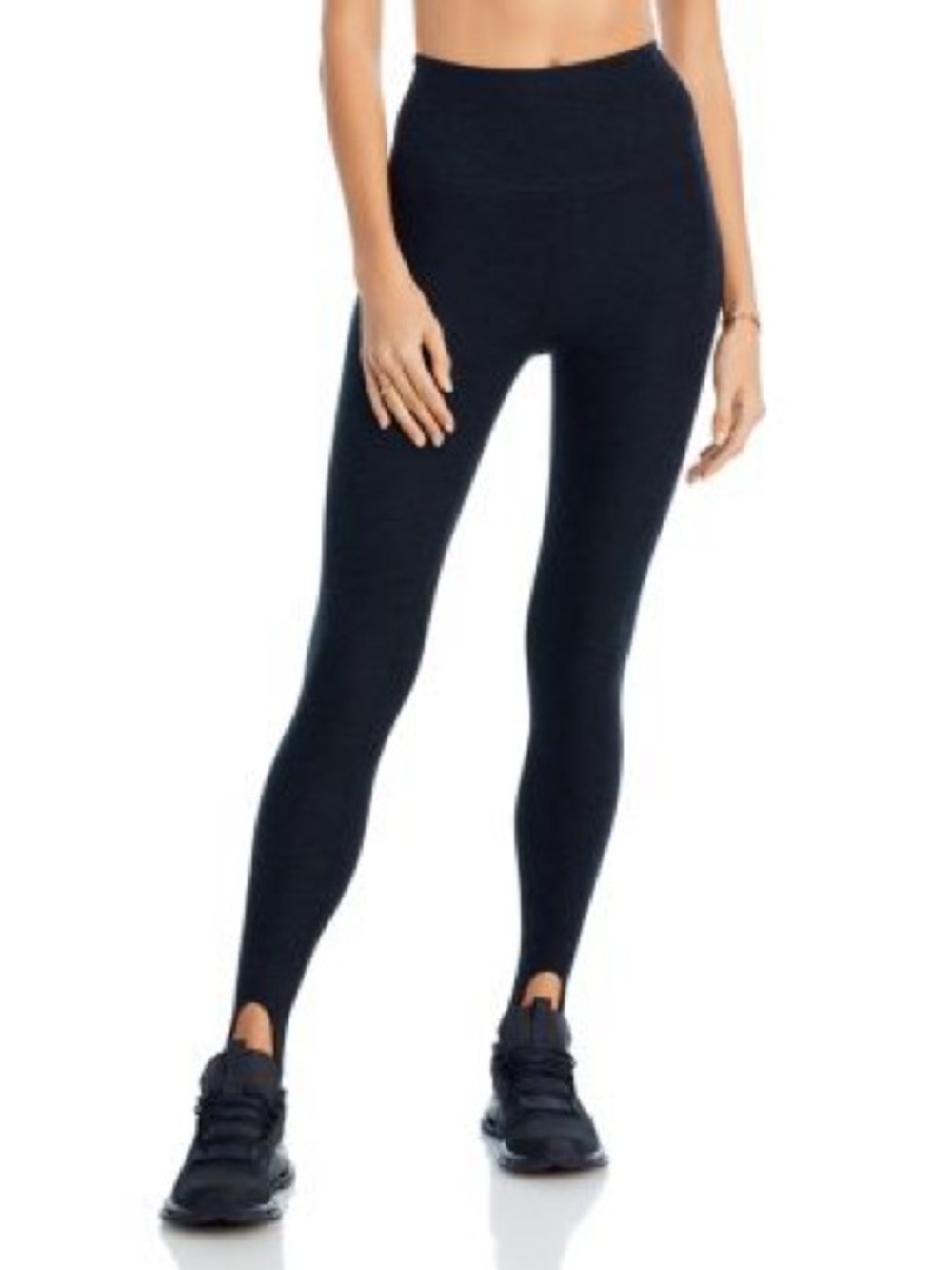 Beyond Yoga Spacedye Well Rounded Stirrup Leggings Black Small